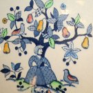 JOHNSON BROTHERS IRONSTONE SUGAR & SPICE ENGLAND 12" x 9 1/2" Blue White PLATTER