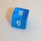 Disney Princess Gowns & Crowns Game Special BLUE die/dice ONLY
