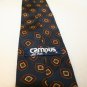 Campus all silk made in USA neck tie Navy Burgundy Green Patterned