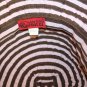 San Diego Hat Company Floppy Sun Hat Wide Brim Pink Brown Tan 1" Ribbon Tie Bow