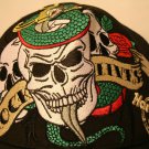 Hard Rock Cafe Baltimore Rock Lives Snapback Black Mesh Trucker Baseball Hat Cap