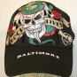 Hard Rock Cafe Baltimore Rock Lives Snapback Black Mesh Trucker Baseball Hat Cap