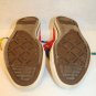 Converse All Star Canvas Low Red Men 6 1/2  Shoes Multi-color Rainbow laces