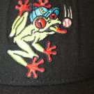 Everett WA Aquasox MiLB New Era 5950 Soggy Froggy logo Black 7 3/8 Cap Hat USA