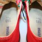Converse All Star Canvas Low Red 6 1/2 Shoes Multi-color Rainbow laces Cosplay