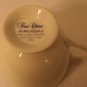 Seizan Fine China Carolyn 7906 Footed Coffee Tea Cup Silver White Gray Flower