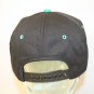 VTG 90s Sandoz Seeds K Products patch Black Green snapback Dad Trucker cap hat