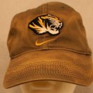 Mizzou TIGERS Univ-MO Nike embroidered logo strapback faded Brown Ombre cap hat