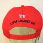 Tamko Roofing Products Liese Lumber Co Flag Red Snapback Dad Trucker Cap Hat