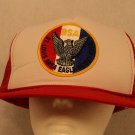 Boys Scouts America Eagle Scout St Louis MO BSA patch red mesh snapback cap hat