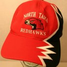 North Tama IA Redhawks School shark tooth Red Black strapback Dad sportcap hat