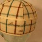 Stormy Kromer Mercantile Original Off-white teal maroon plaid Wool 6 7/8 cap USA