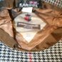 Kangol Stark & Legum Herringbone Plaid Red Black Newsboy cap sz 5 Great Britain