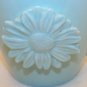 Starbucks 2006 3-D Raised Sunflower Aqua Blue 18 oz Coffee Tea Mug Cup