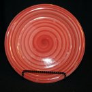 Philippe Richard red SWIRL hand-painted crafted 8 1/2" saladbread Plate replace