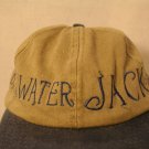 Backwater Jack's Lake of Ozarks MO Khaki Blue Strapback Dad Trucker Cap Hat
