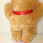 Sir Koff-A-Lot Brown Teddy Bear Red Bow Muffin Enterprises 16" VTG 1984