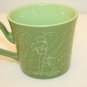 Tinker Bell Magic Swirls Stars Chalkboard Green Disney Store Coffee Cup Tea Mug