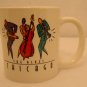 The Blues Chicago Musicians Saxophone Bass Trumpet Coffee Tea Shaving Cup Mug