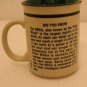 San Diego ORCA Killer Whale info souveneir Coffee Tea Cup Shaving Mug Teal White