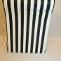 AmericanGirl Doll 18" Bitty Baby 15" Table High Chair black/white stripe RETIRED