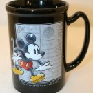 Mickey the Original Cartoon Mouse Black Red Disney Store Coffee Cup Tea Mug
