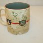 Disneyland 2000 Millennium Mickey Mouse Tan Red Coffee Cup Tea Mug Matterhorn
