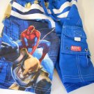 Boys Marvel Spiderman Blue White Red Swim Shorts sz 4/5 Spidey Sense Alert: