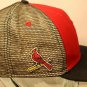 STL Cardinals MLB New Era 59fifty fitted 7 5/8 Red Black Mesh Logo Dad Cap Hat
