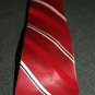 Christian Dior Red White Black Striped Men's Neck Tie Made in USA