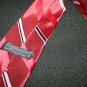 Christian Dior Red White Black Striped Men's Neck Tie Made in USA