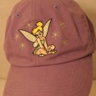 Tinkerbell Disneyland Resort embroider YouthTie-style Adjustable Purple Hat Cap