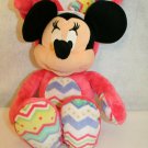 Disney Store Minnie Mouse Hunny Bunny Colorful Pink Easter Costume Stuffed Plush