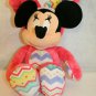 Disney Store Minnie Mouse Hunny Bunny Colorful Pink Easter Costume Stuffed Plush
