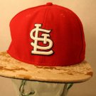 STL Cardinals MLB New Era fitted Size 7 3/8 Red Camoflage flat bill Dad Cap Hat