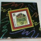 Crayola Crayons 1903 32 cent USA stamp magnet Black Red Abstract