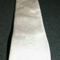 Yves St Laurent YSL Paris New York 100% Silk Neck Tie Lt Gray Silver