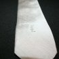 Yves St Laurent YSL Paris New York 100% Silk Neck Tie Lt Gray Silver