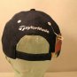 TaylordMade tmaxgear PGA Golf Strapback Navy Blue white logo Dad Cap Hat w/tags