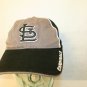 St Louis Cardinals Black Gray Two-tone 6-panel MLB TEI adjustable Dad Cap Hat