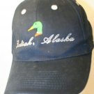 Kodiak Alaska Black Souvenir Strapback Hat Cap Duck head logo