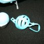 Barbie Vespa Scooter light Blue Mattel 2002 Kickstand Helmets Storage
