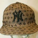 MLB New York Yankees brown New Era fleur de lis crown fitted dad cap hat 7 3/4