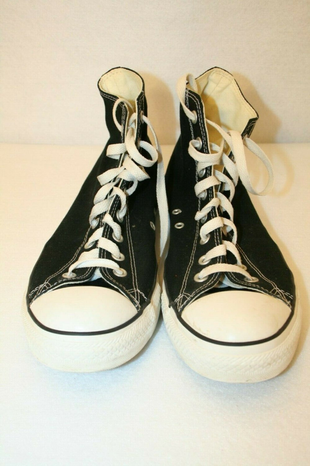 Converse Chuck Taylor All Star High Top Canvas Fashion Sneaker Black Sz ...