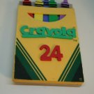 Birney & Smith Crayola 24 crayon box Magnet Red Yellow Blue Green Purple