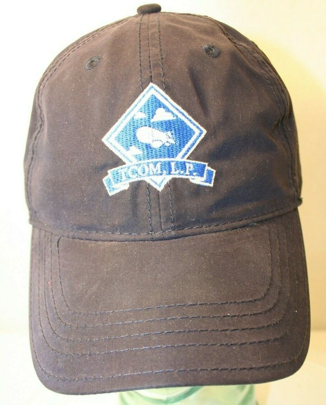 TCOM LP Persistent Surveillance Solutions logo black Dad adjustable Hat Cap