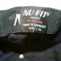 Nu-Fit Acura black white embroidered logo fitted dad cap hat L/XL KC Caps