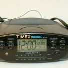 Timex Indiglo Night Light T433B Alarm Clock AM/FM Radio w/Battery Back Up WORKS