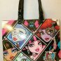 Monster High File Folder Accordion Portfolio Set Organizer Purse Fashion Tote