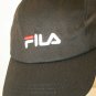 FILA Classic embroidered Logo Spell Out Black adjustable Dad Trucker Cap Hat